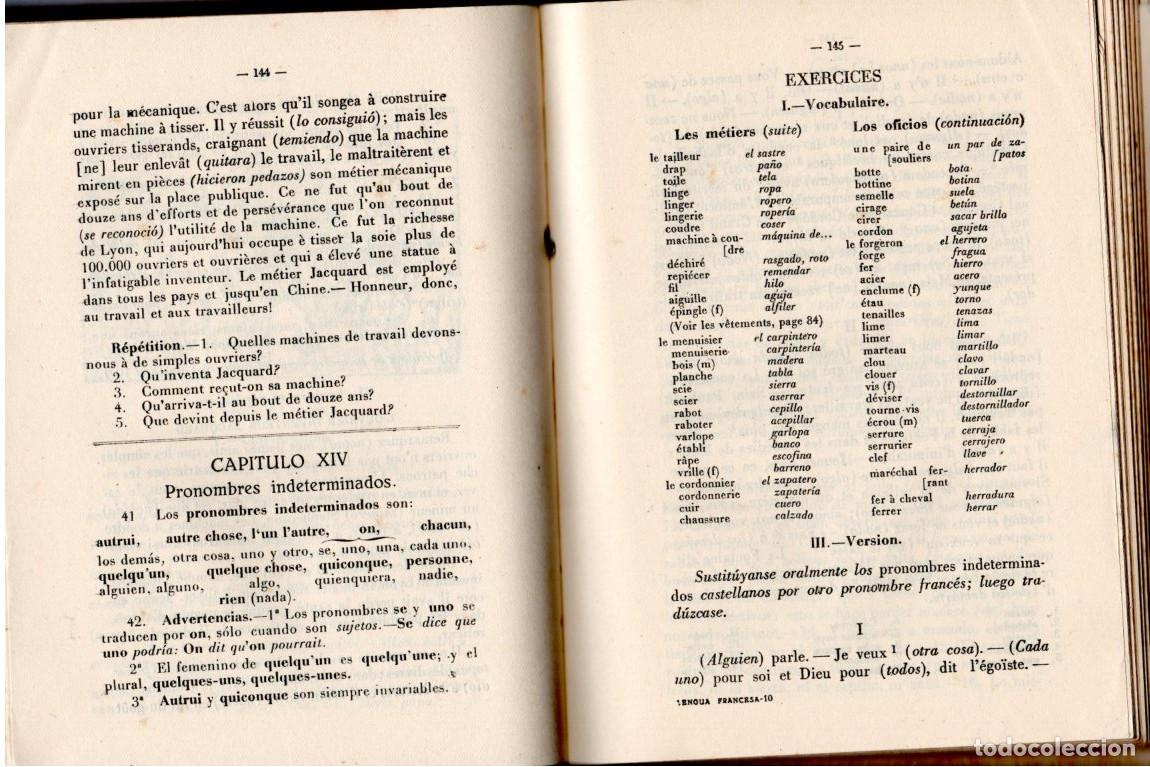 Libros de segunda mano: METODO DE FRANC&Eacute;S 2&ordf; CURSO *** EDICIONES BRU&Ntilde;O 1957 - Foto 4