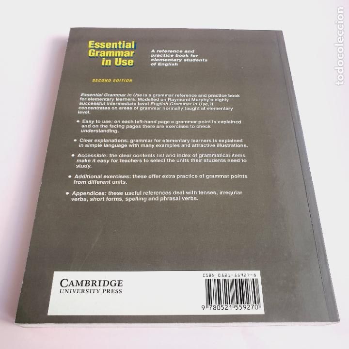 Libros de segunda mano: LIBRO-ESSENTIAL GRAMMAR IN USE-RAYMOND MURPHY-SECOND EDITION- - Foto 4