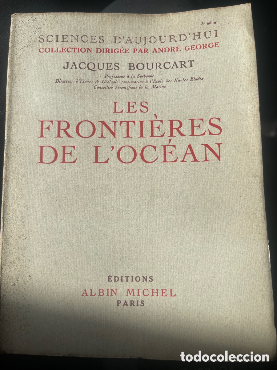 Libros de segunda mano: Les frontieres de l&rsquo;ocean - Foto 1