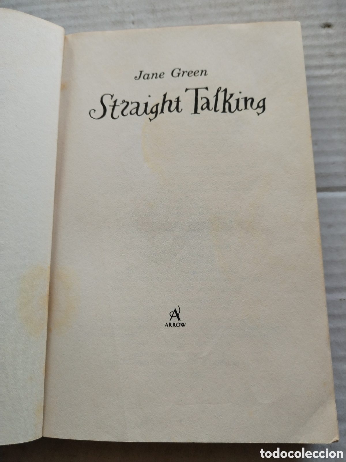 Libros de segunda mano: STRAIGHT TALKING/JANE GREEN - Foto 2