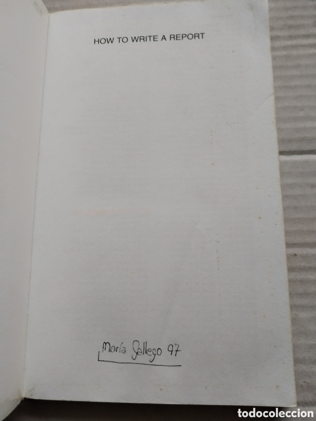 Libros de segunda mano: WRITE A REPORT/JOHN BOWDEN - Foto 2