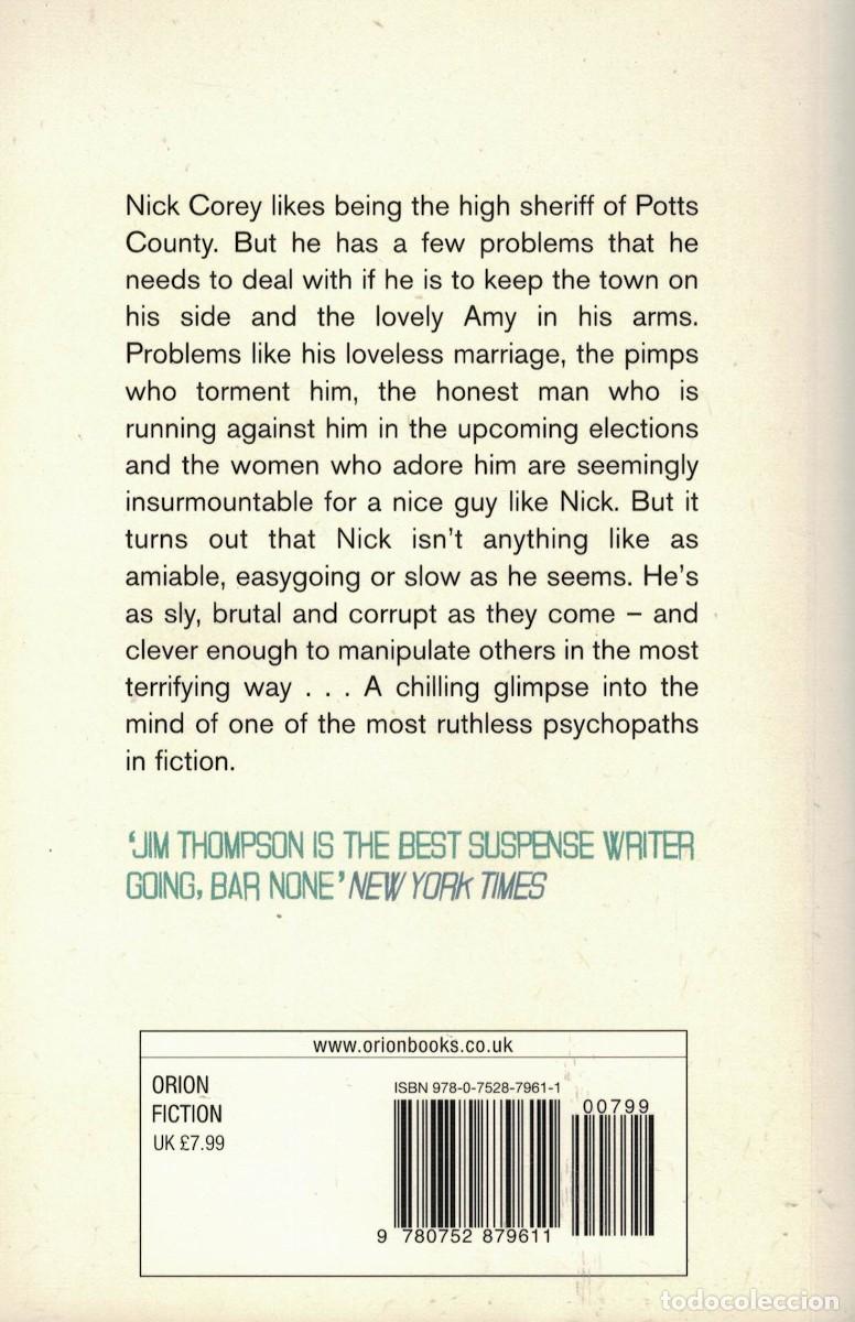 Libros de segunda mano: Jim Thompson, Pop. 1280 - Foto 2