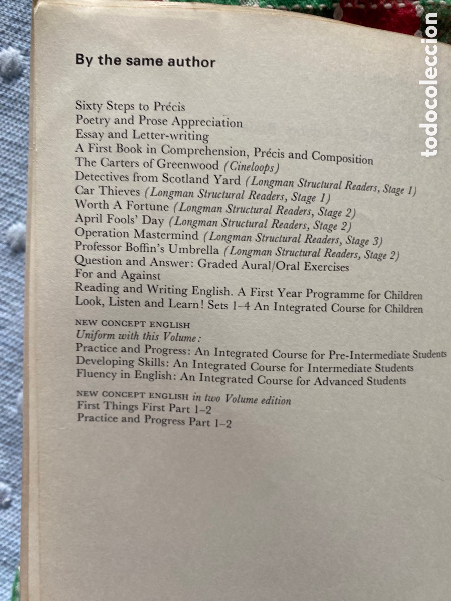 Libros de segunda mano: L.G. ALEXANDER. FIRST THINGS FIRST. Students Book- longman 1976 - Foto 4