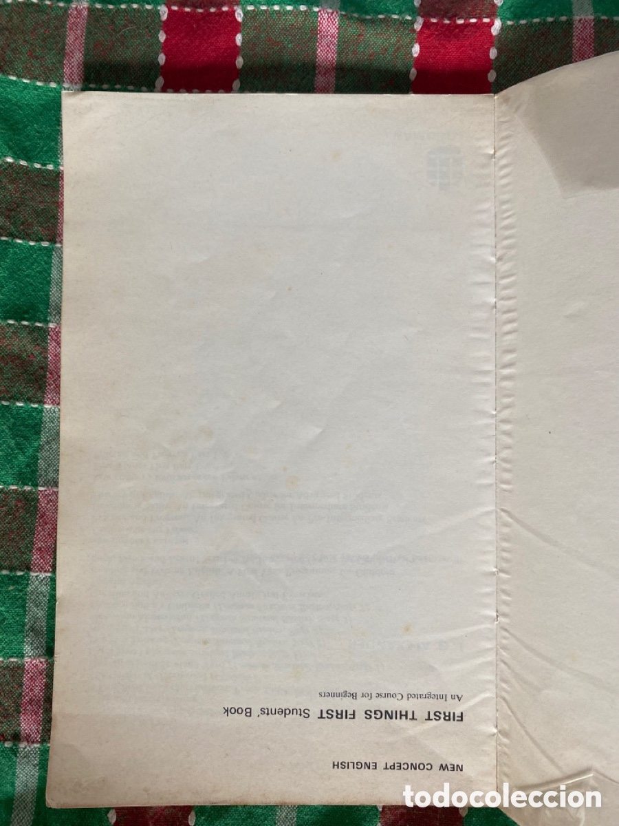 Libros de segunda mano: L.G. ALEXANDER. FIRST THINGS FIRST. Students Book- longman 1976 - Foto 8