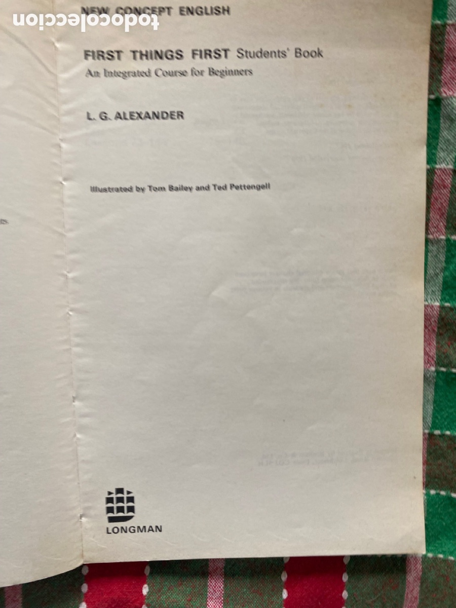 Libros de segunda mano: L.G. ALEXANDER. FIRST THINGS FIRST. Students Book- longman 1976 - Foto 9