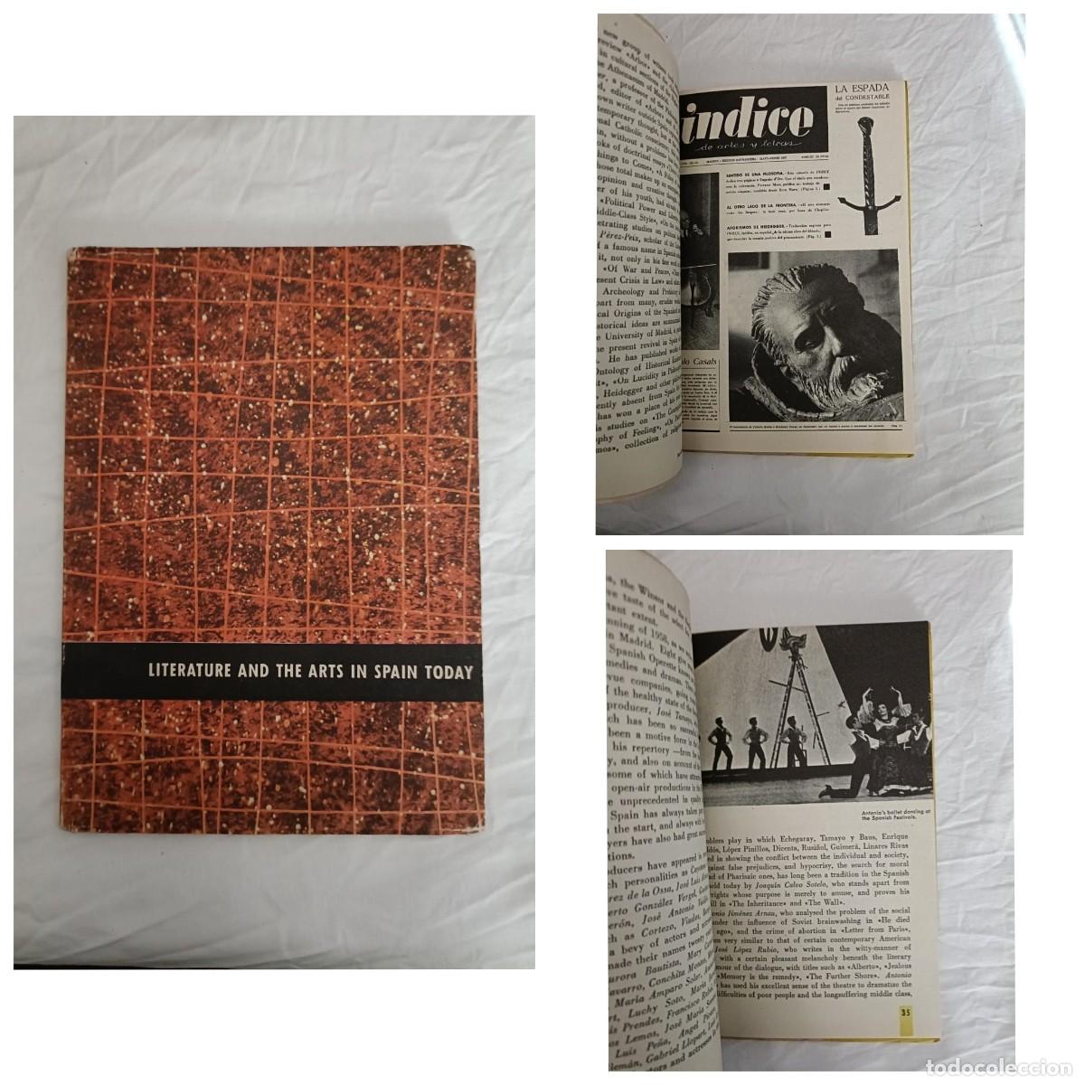 Libri di seconda mano: Literature and the arts in Spain today. Con fotograf&iacute;as.