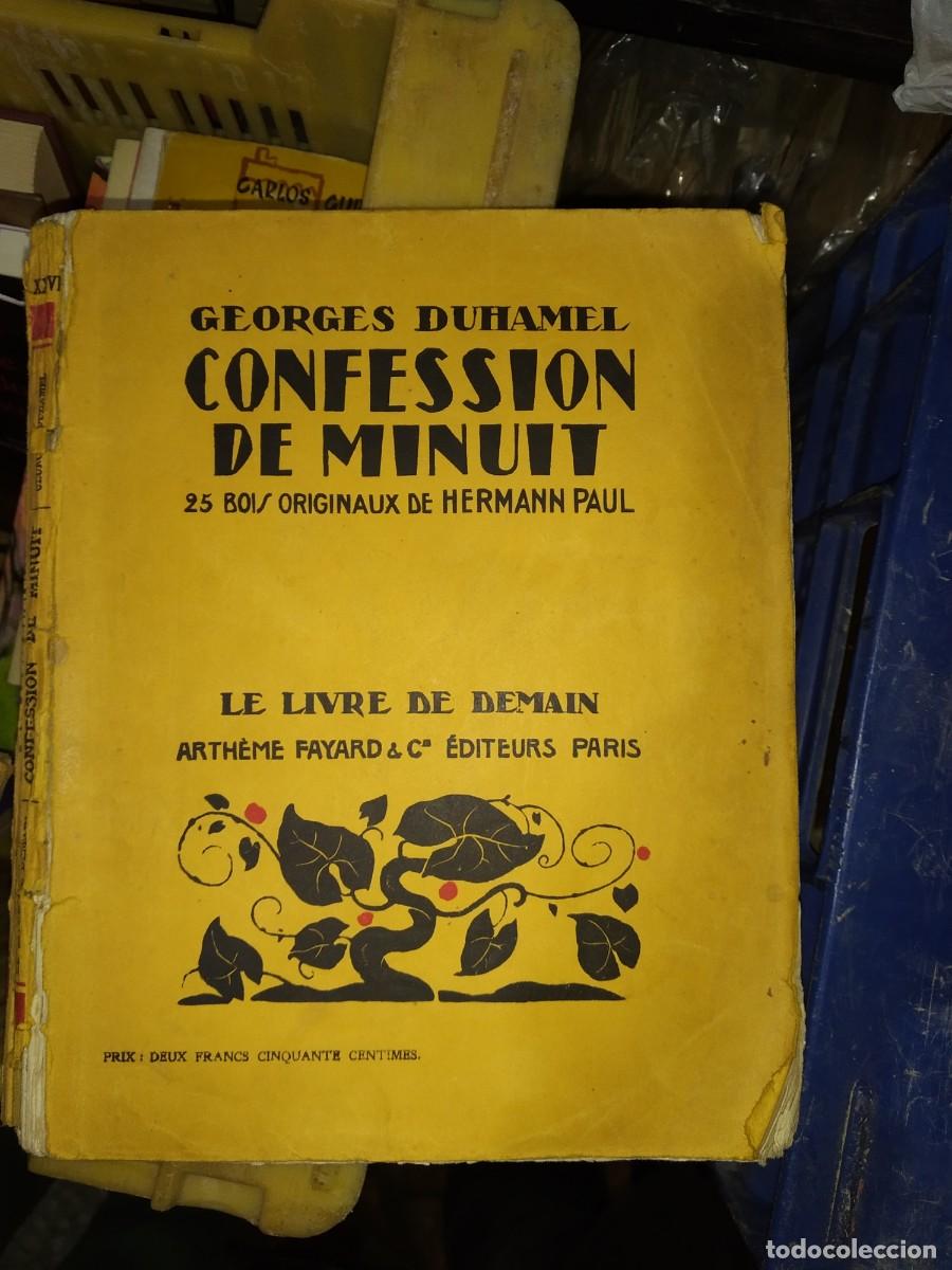 Libros de segunda mano: Georges Duhamel - Confession de Minuit - Foto 1