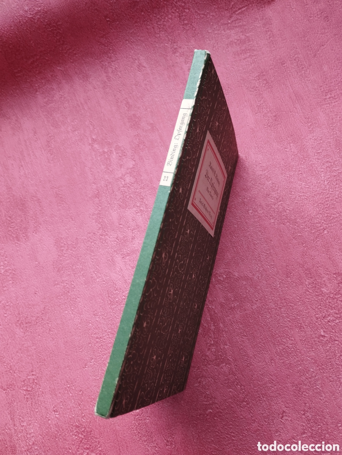 Libros de segunda mano: Der Oppergang. Rudolf G. Binding. - Foto 2