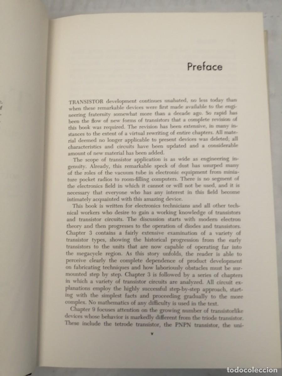 Libros de segunda mano: Transistors (Third edition, Hardcover, text english) - Foto 7