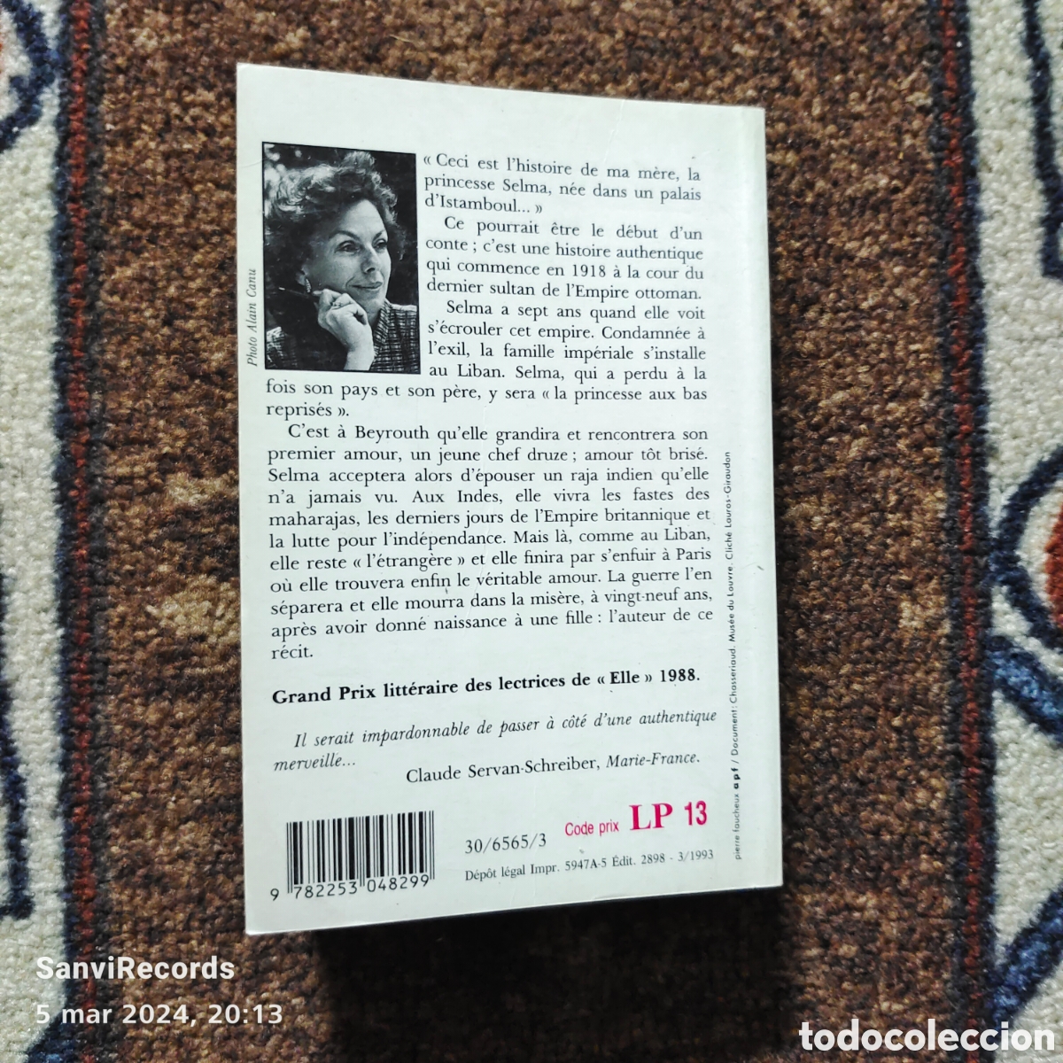 Libros de segunda mano: DE LA PART DE LA PRINCESSE MORTE (KENIZ&Eacute; MOURAD) - Foto 2