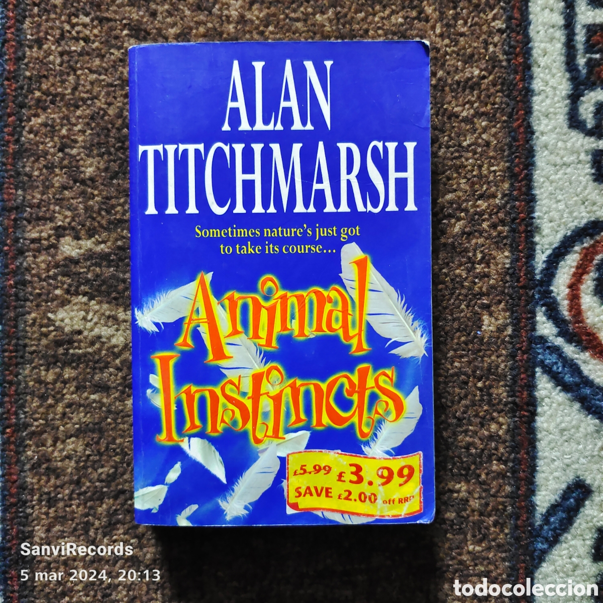 Libros de segunda mano: ANIMAL INSTINCTS (ALAN TITCHMARSH) - Foto 1