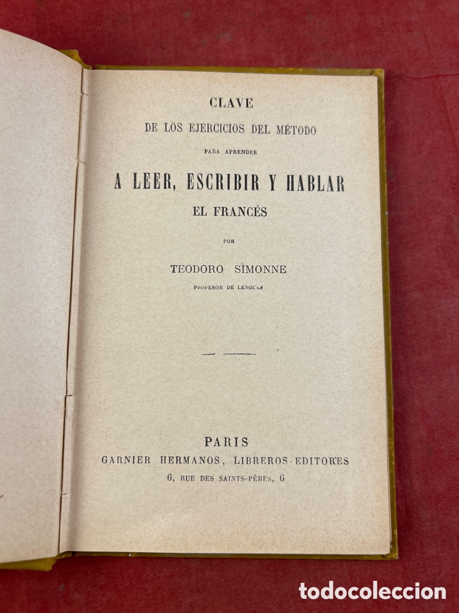 Libros de segunda mano: CLAVE DE METODO PARA APRENDER EL FRANC&Eacute;S - Foto 2