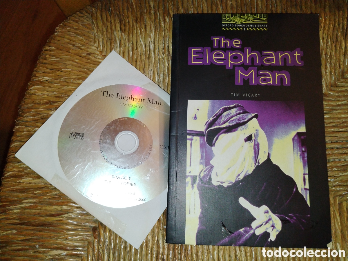 Libros de segunda mano: The elephant man. Libro en ingl&eacute;s con CD romo - Foto 1