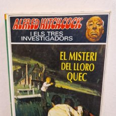 Libros de segunda mano: EL MISTERI DEL LLORO QUEC. ALFRED HITCHCOCK. EDITORIAL MOLINO