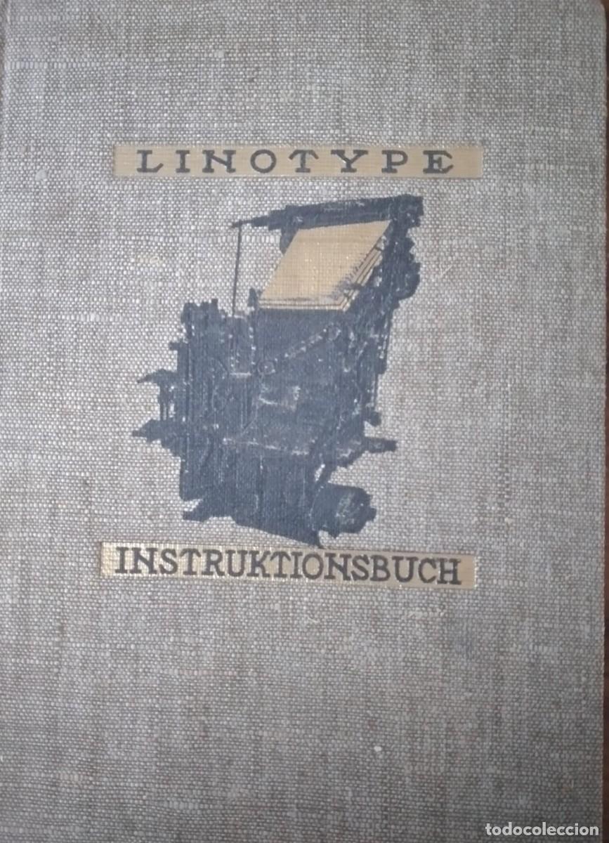 Libros de segunda mano: LYNOTYPE, INSTRUKTIONSBUCH - Foto 1