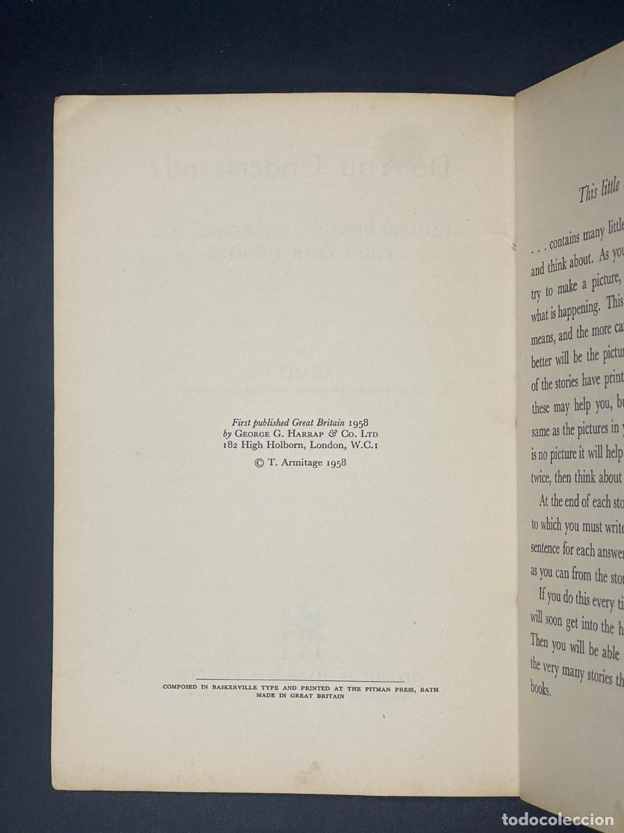 Libros de segunda mano: LIBRO DO YOU UNDERSTAND DE T. ARMITAGE - Foto 3