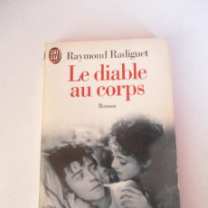 Libros de segunda mano: RAYMOND RADIGUET EL DIABLE AU CORPS (FRANCÉS) W26220