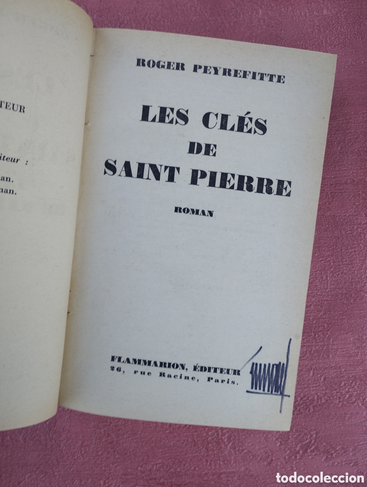 Libros de segunda mano: Le Cl&eacute;s de Saint Pierre. Roger Pey Refitte. - Foto 2