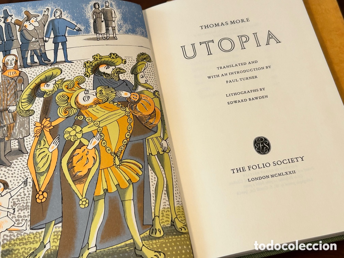 Libros de segunda mano: UTOPIA. THOMAS MORE. THE FOLIO SOCIETY - Foto 2