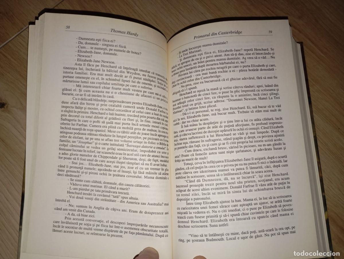 Libros de segunda mano: Primarul din Casterbridge Thomas Hardy - Foto 4