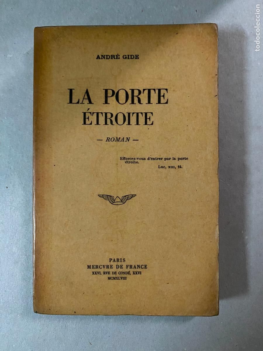 Libros de segunda mano: La Porte &eacute;troite Andr&eacute; Gide - Foto 1