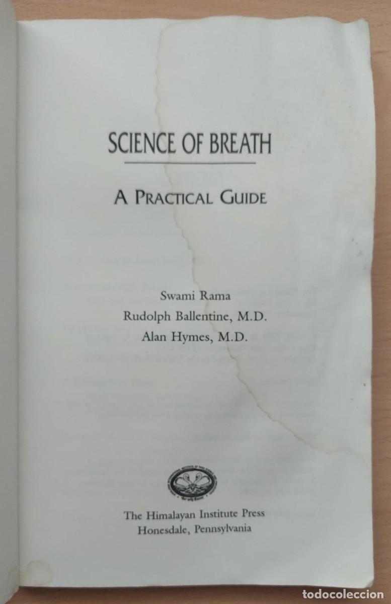 Libros de segunda mano: SCIENCE OF BREATH. - Foto 6