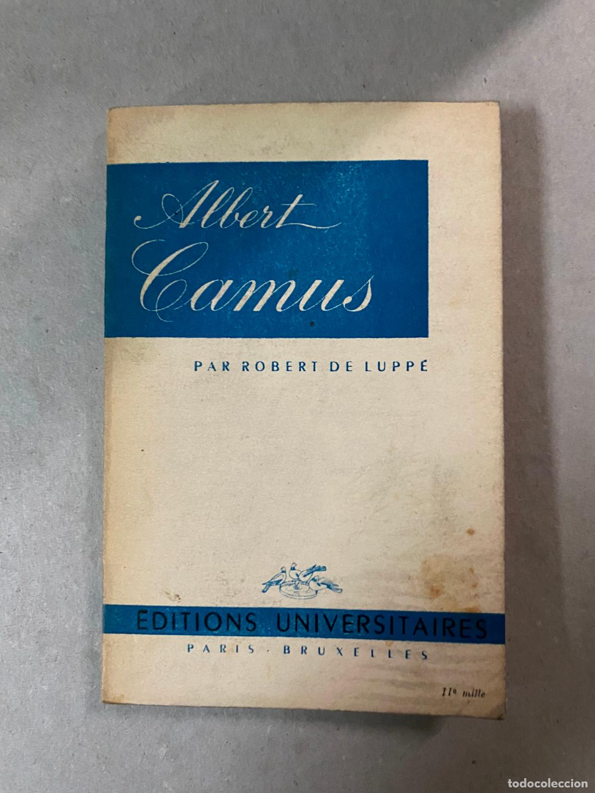 Libros de segunda mano: Albert Camus de Lupp&eacute;, Robert en franc&eacute;s - Foto 1