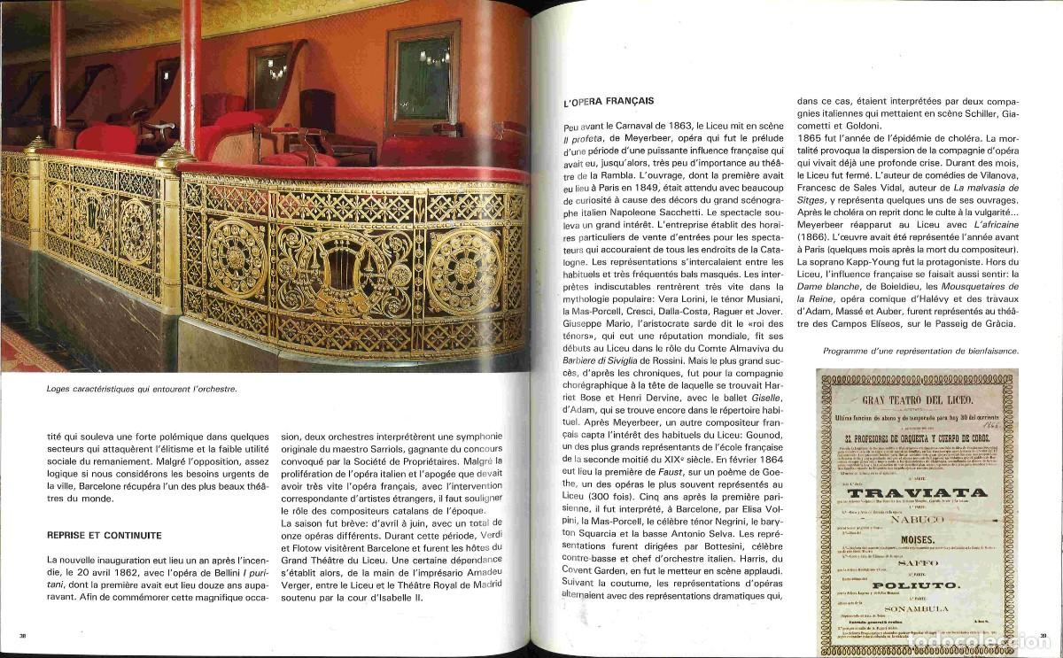 Libros de segunda mano: Gran teatre del Liceu. 1992. En franc&eacute;s - Foto 2