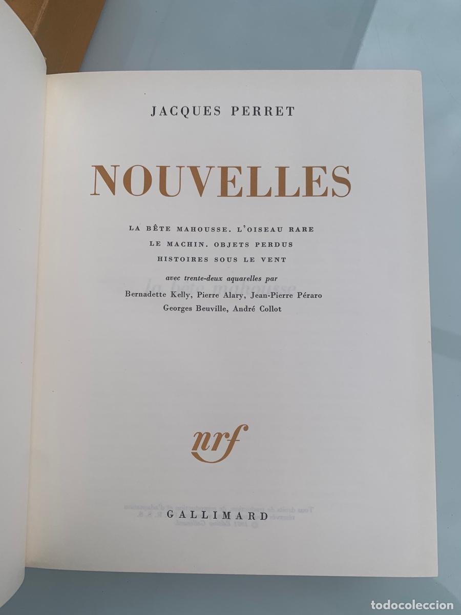 Libros de segunda mano: NOVELLES DE JACQUES PERRET. 1961. U38 - Foto 3