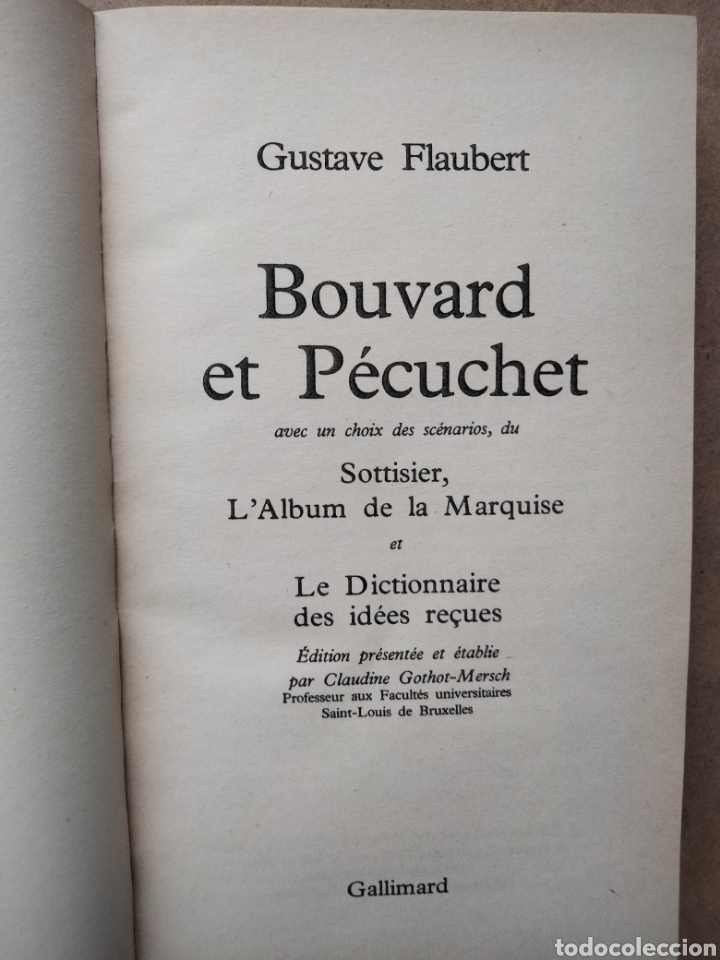 Libros de segunda mano: BOUVARD ET P&Eacute;CUCHET DE FLAUBERT - Foto 5
