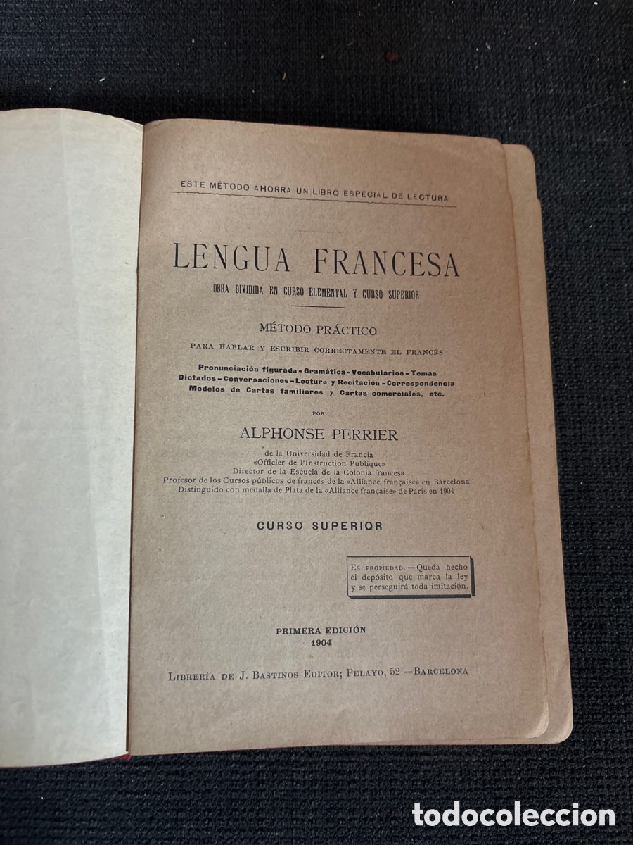 Libros de segunda mano: Lengua francesa, curso superior - Foto 4