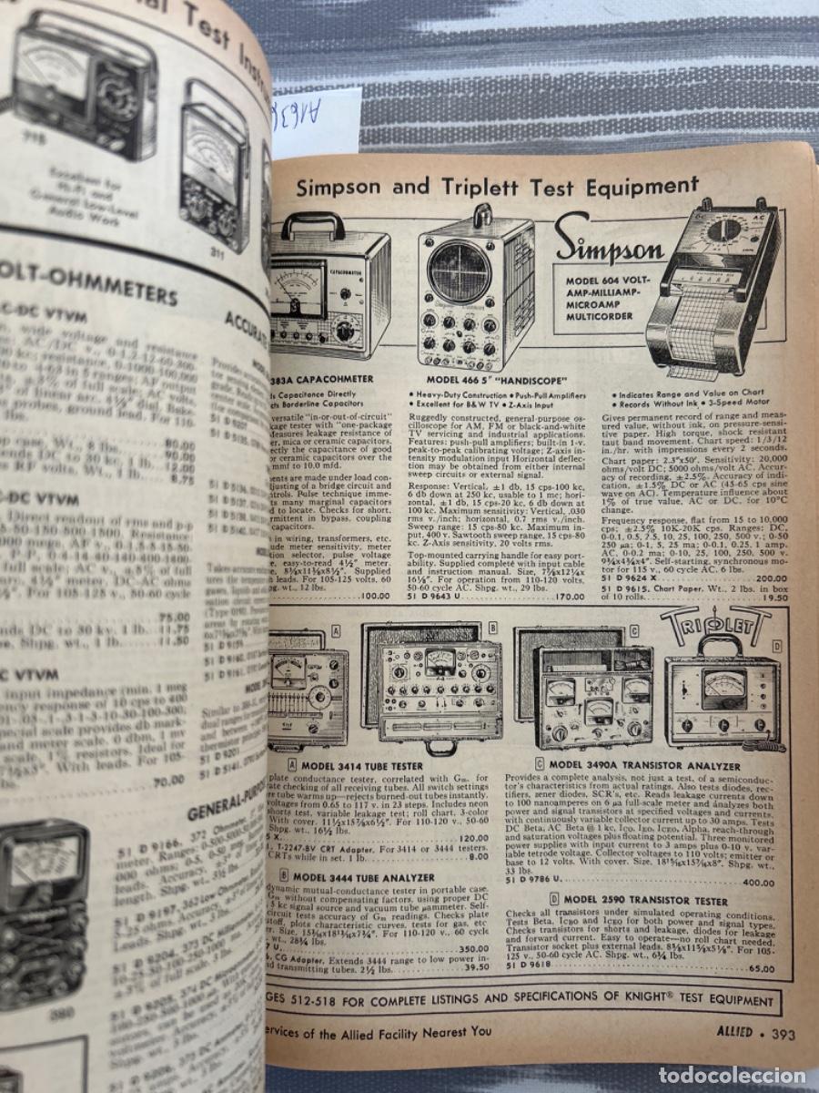Libros de segunda mano: INDUSTRIAL ELECTRONICS CATALOG, 1967, ALLIED ELECTRONICS - Foto 2