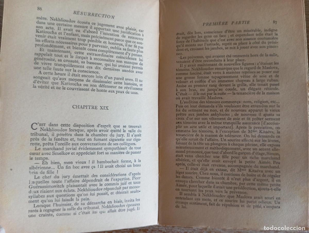 Libros de segunda mano: RESURRECTION - TOLSTOI - ED. GALLIMARD - Foto 5