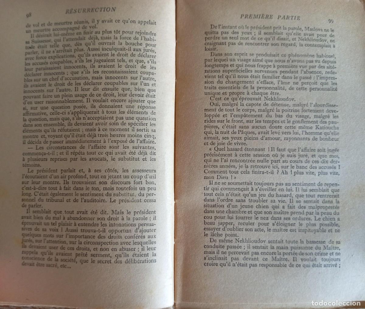 Libros de segunda mano: RESURRECTION - TOLSTOI - ED. GALLIMARD - Foto 6