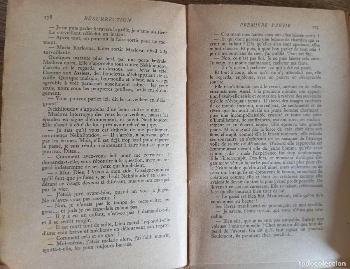Libros de segunda mano: RESURRECTION - TOLSTOI - ED. GALLIMARD - Foto 7