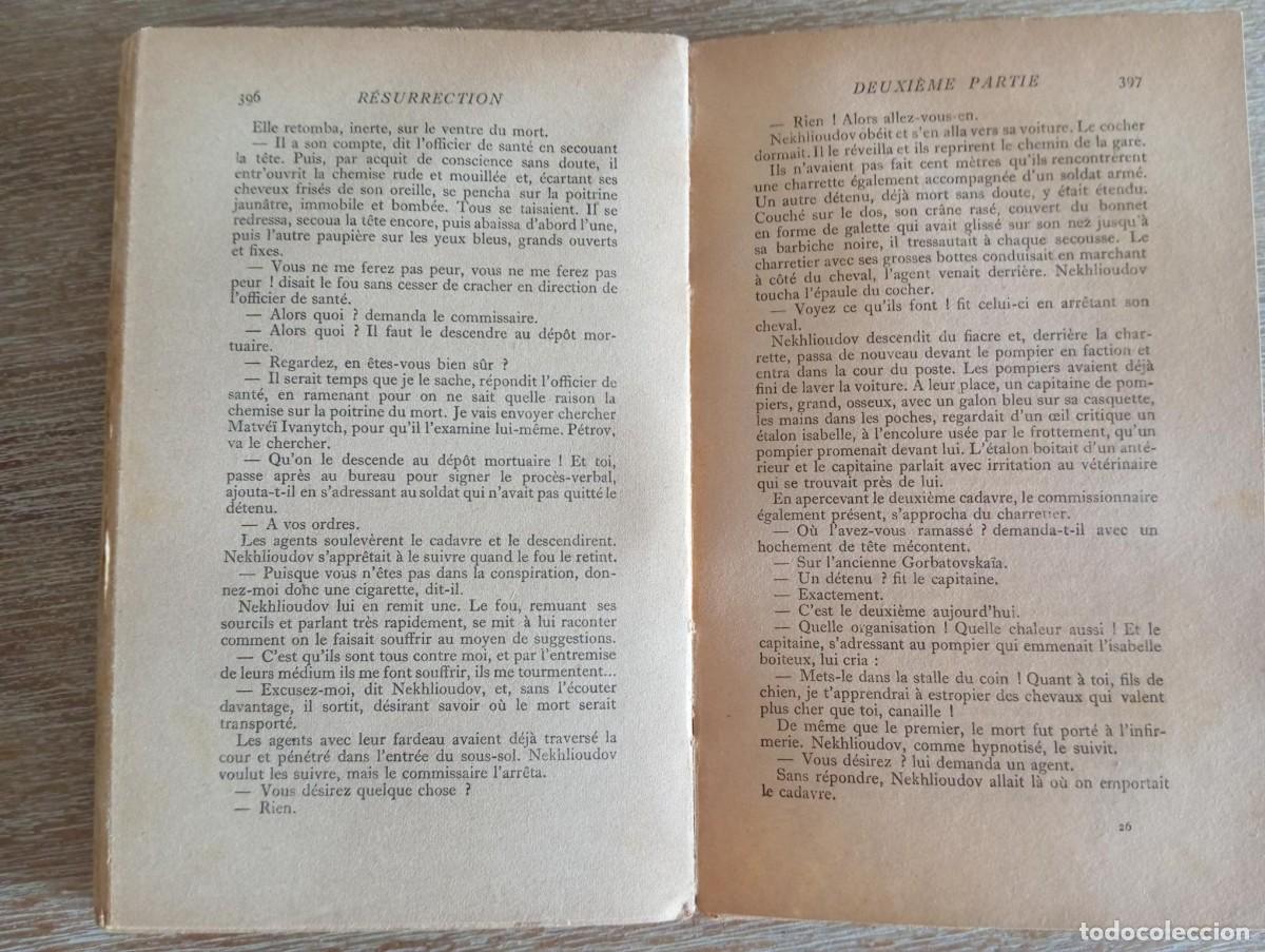 Libros de segunda mano: RESURRECTION - TOLSTOI - ED. GALLIMARD - Foto 12