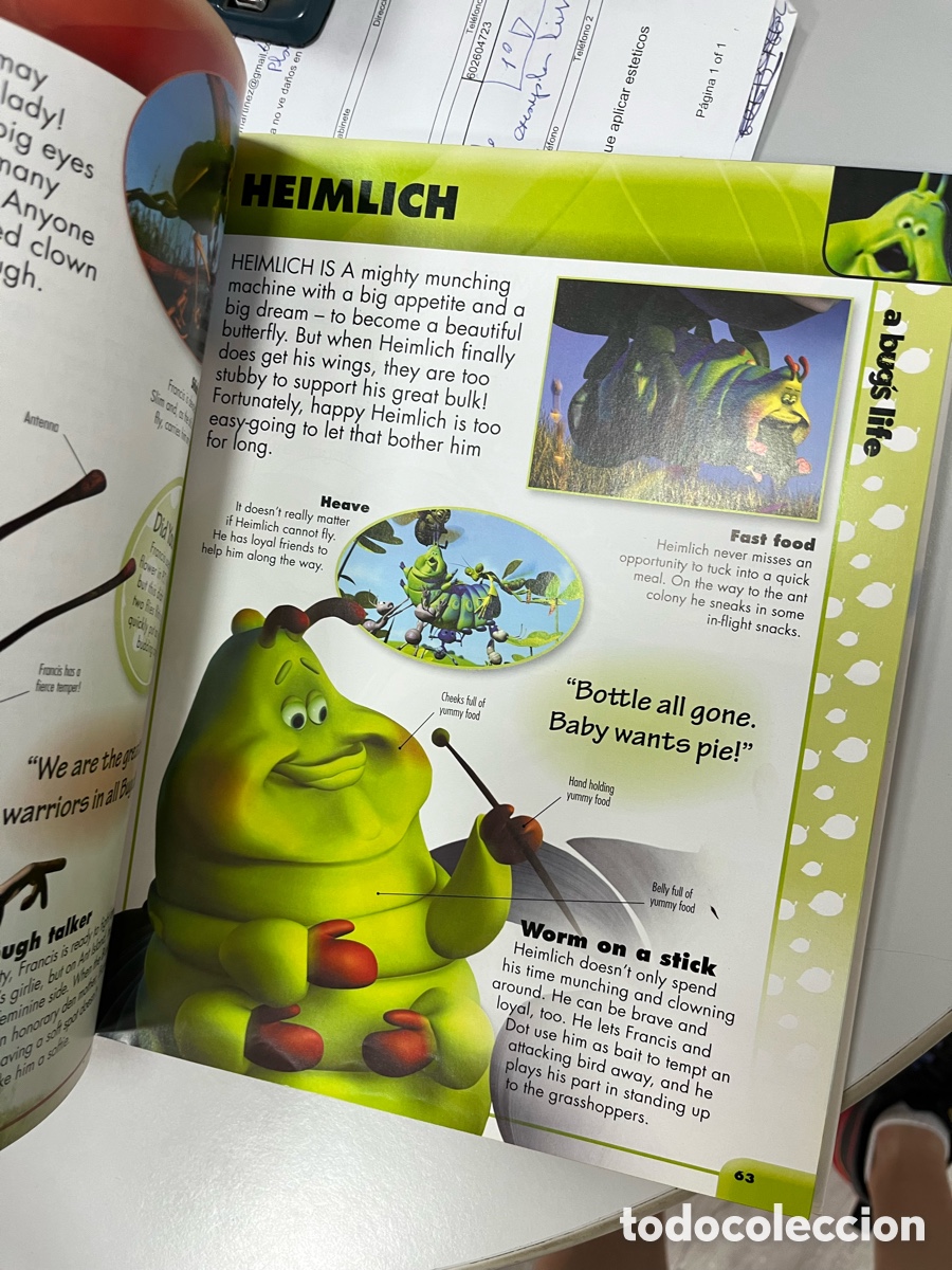 Libros de segunda mano: BLAS39A pixar CHARACTER ENCYCLOPEDIA, en ingl&eacute;s - Foto 4