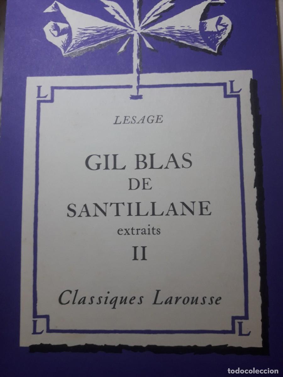 Libros de segunda mano: Gil Blas de Santillane 1 y 2 extraits Lesage - Foto 2