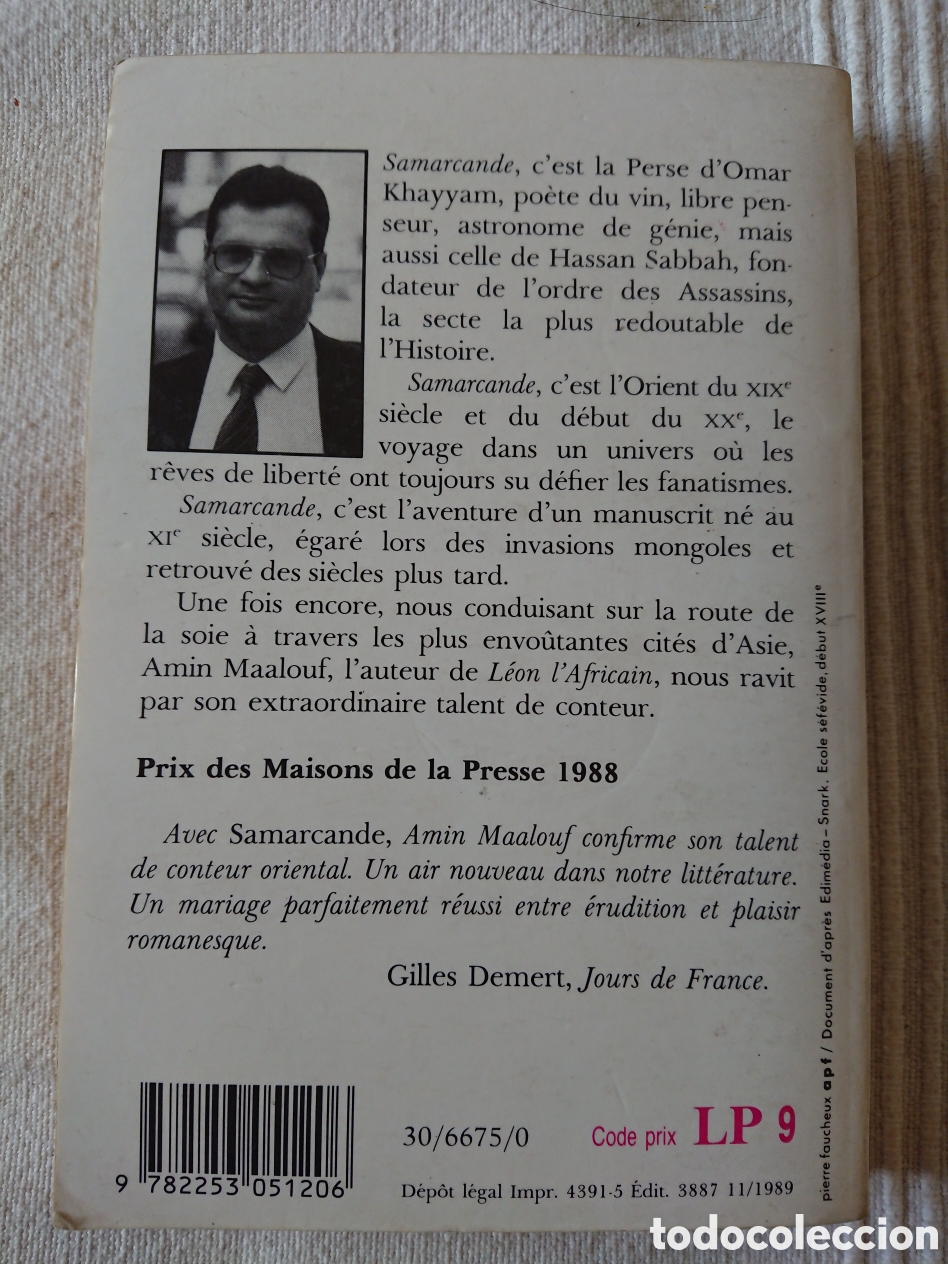 Libros de segunda mano: Amin Maalouf - Samarcande - Foto 2