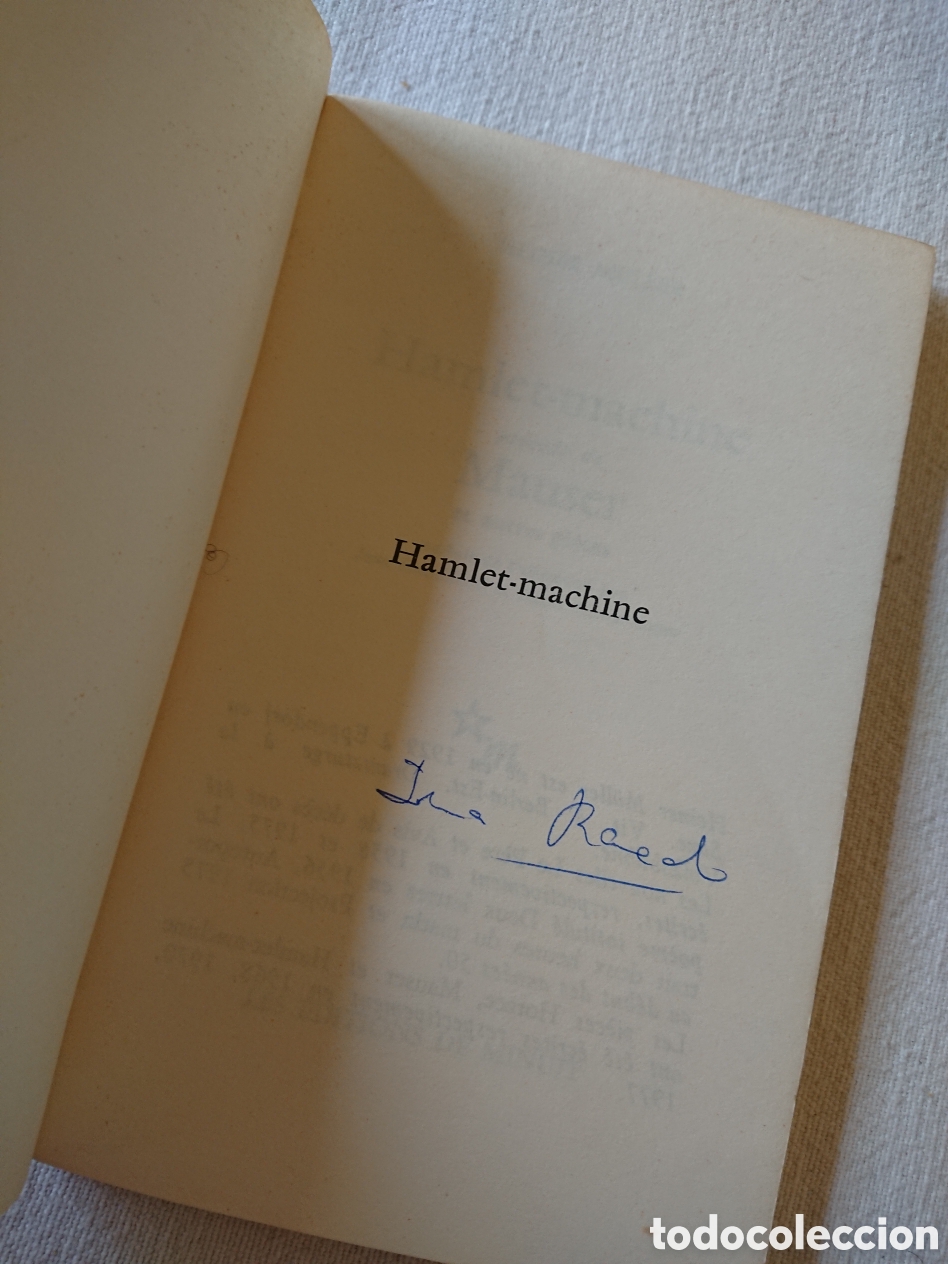 Libros de segunda mano: Heiner Muller * Hamlet - machine - Foto 4
