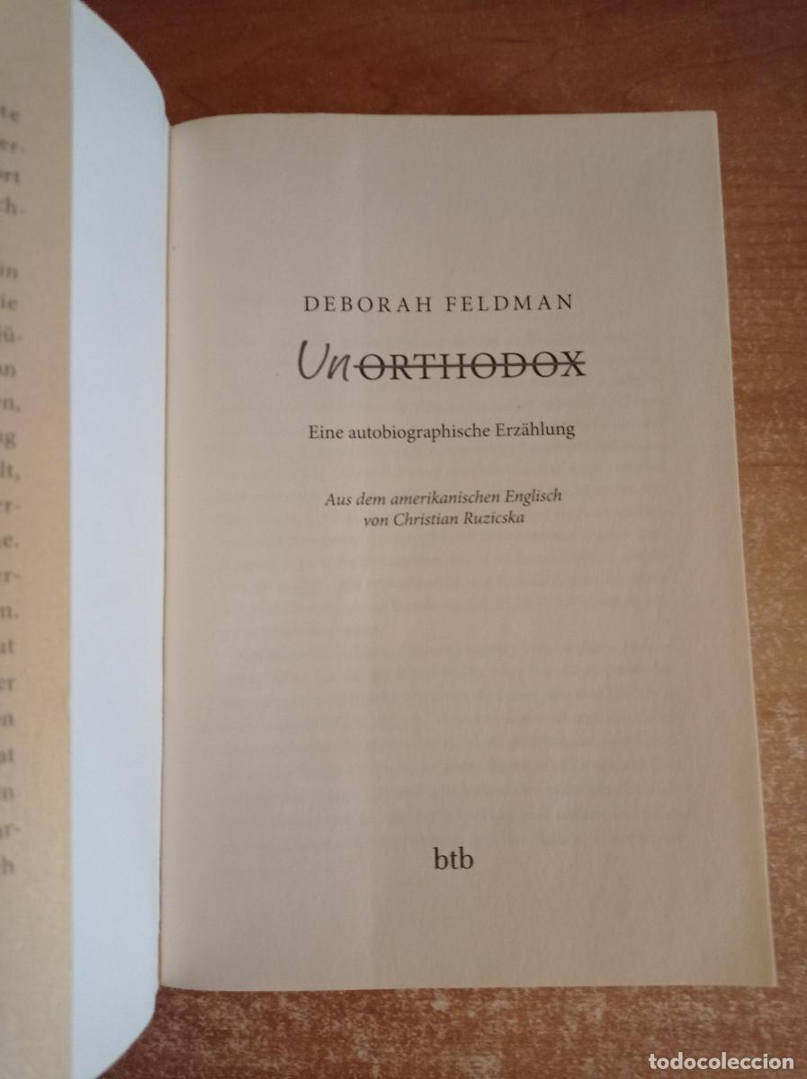 Libros de segunda mano: Unorthodox - Debora Feldman, BTB, 2012 - Foto 2