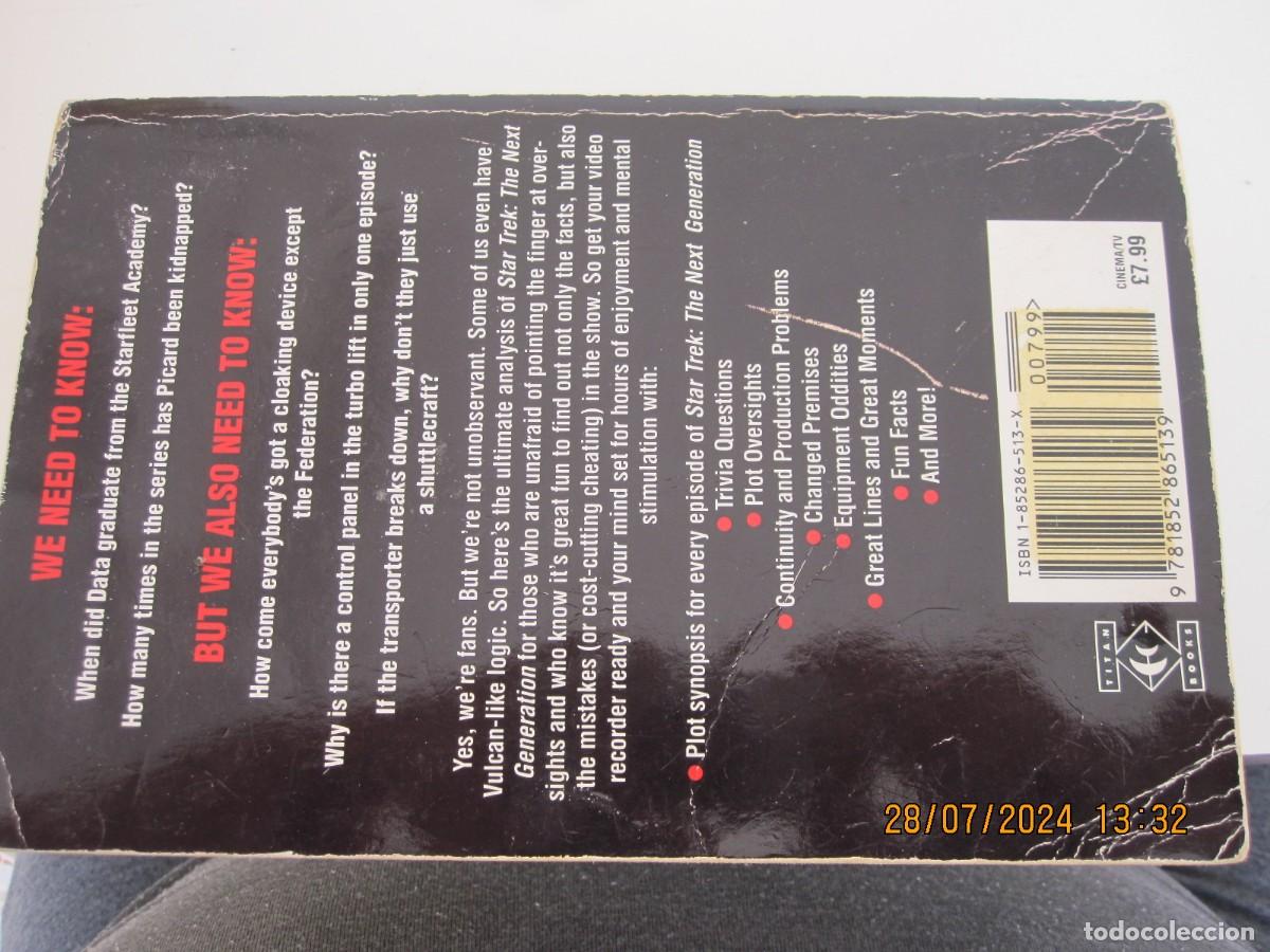 Libros de segunda mano: STAR TREK - NEXT GENERATION - TREKKERS EN INGLES ( EAC ) - Foto 2