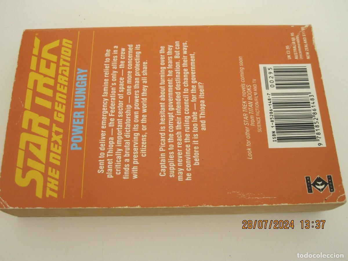 Libros de segunda mano: STAR TREK - THE NEXT GENERATION - POWER HUNGRY EN INGLES ( EAC ) - Foto 2
