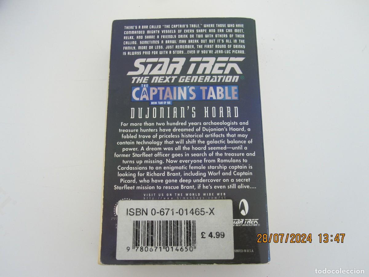Libros de segunda mano: STAR TREK - THE NEXT GENERATION - CAPITAN TABLE EN INGLES ( EAC ) - Foto 2
