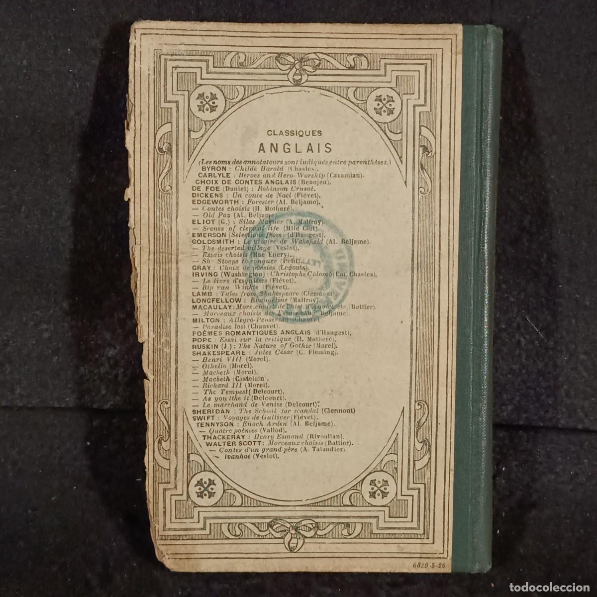 Libros de segunda mano: SHAKESPEARE - MACBETH - 1926 - LIBRAIRIE HACHETTE / 255 - Foto 2