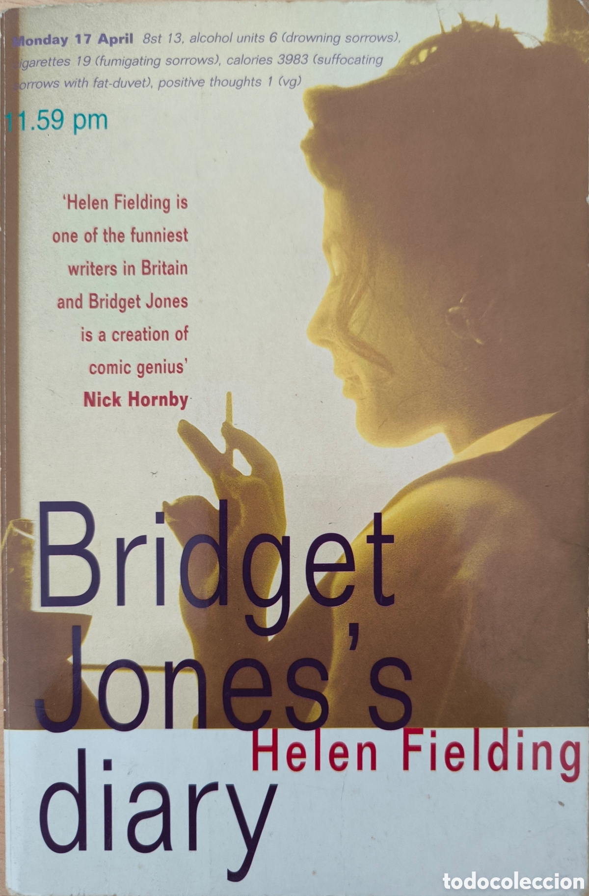 Libros de segunda mano: Bridget Joness diary. Helen Fielding - Foto 1