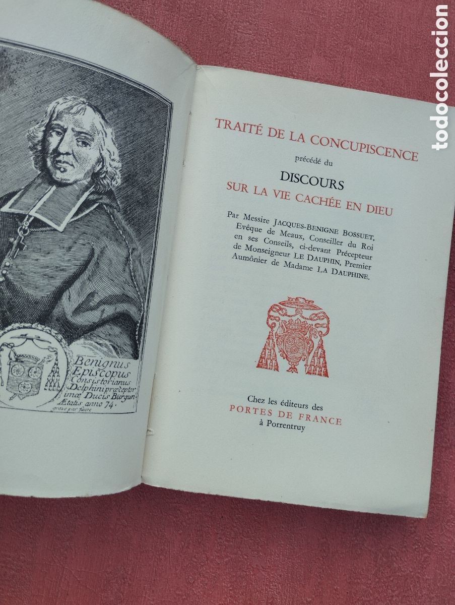 Libros de segunda mano: Trait&eacute; de la Concupiscence. - Foto 2