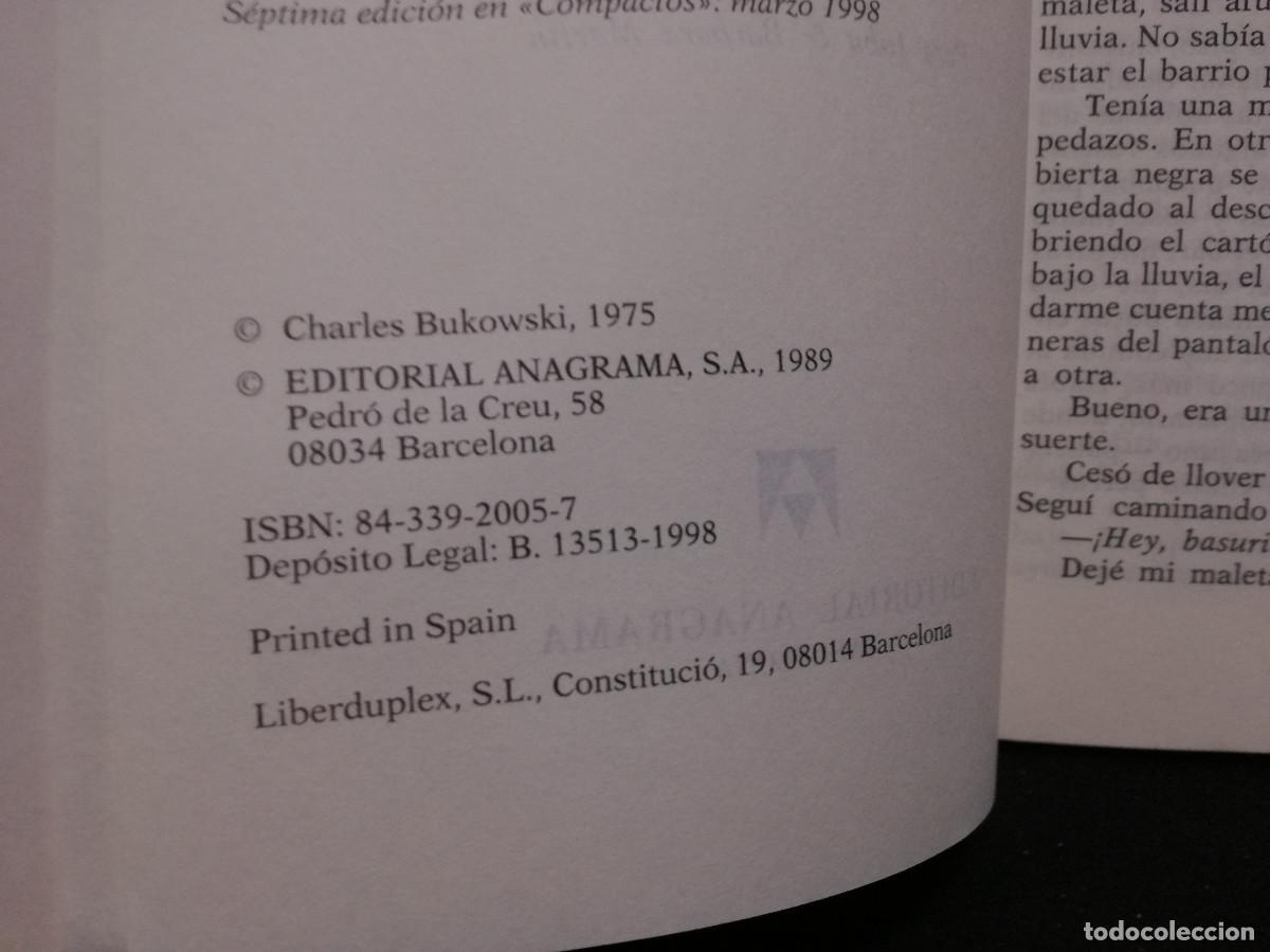 Libros de segunda mano: LIBRO - FACTOTUM - CHARLES BUKOWSKI - Foto 2