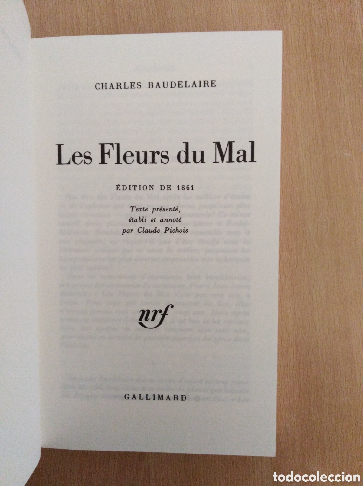 Libros de segunda mano: LES FLEURS DU MAL. Charles Baudelaire - Foto 6
