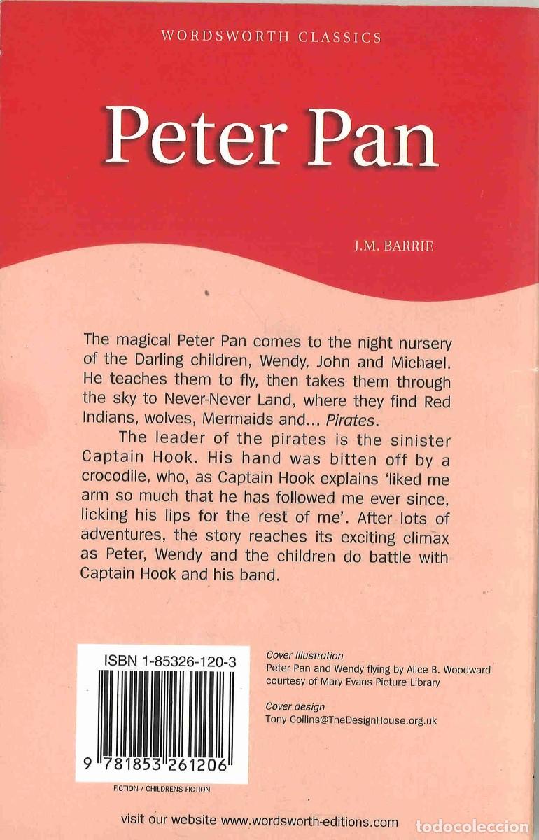 Libros de segunda mano: Peter Pan. J.M.Barrie. 1993. En ingl&eacute;s - Foto 2